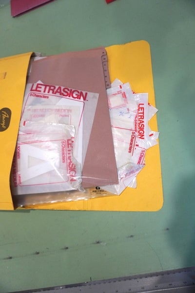 LETRASET RUB DOWN LETTERING64361584621955113