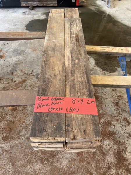 8.29 LM B-Grade & Below Black Maire Timber – 150 × 50 mm (Kiln-Dried)64361584631170110