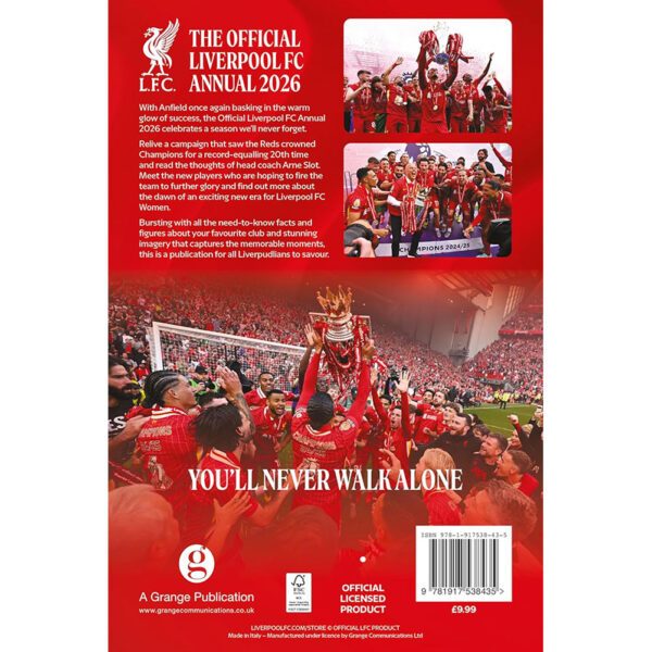Liverpool FC Annual 2026 Carousel 4