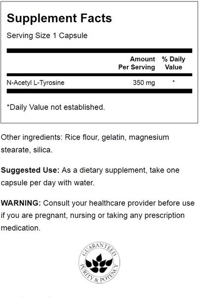 L-TYROSINE ADVANCED - 350 mg - 60 CAPS Carousel 2