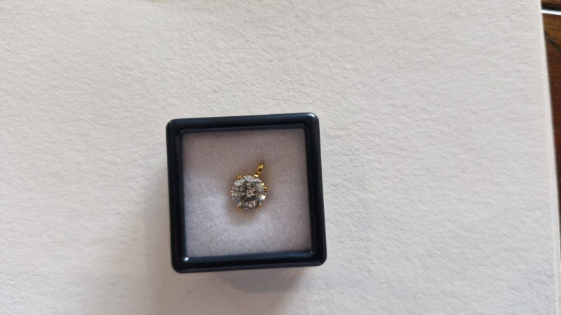 $1 RES * RRP $7,000.00 * 1.04ct DIAMOND Necklace Pendant NZ VALUATION 24KT GOLD64361975327617112