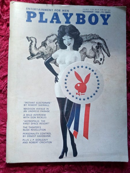 US Vintage Playboys X 3 1968 issues. Carousel 4