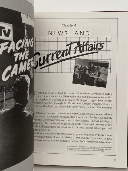 NEW ZEALAND TELEVISION: The First 25 Years by Robert Boyd-Bell 1985 Carousel 9