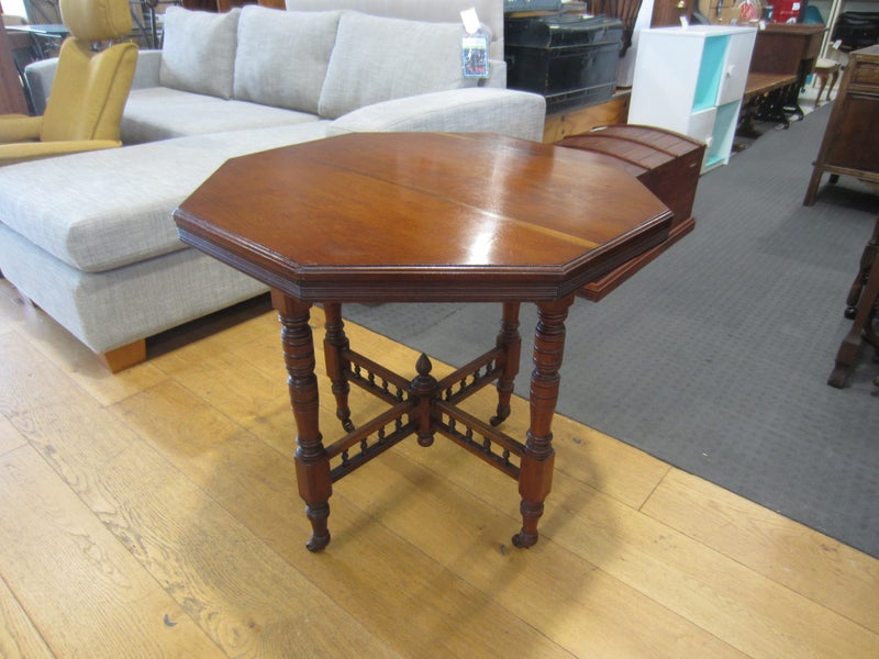 Victorian Mahogany Octagonal Centre Table Carousel 2
