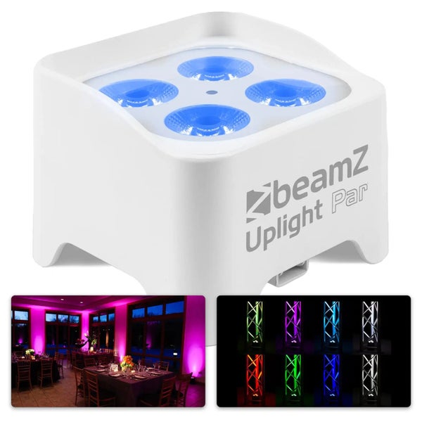 Set of 4 BeamZ BBP90W Uplights - PAR Carousel 3