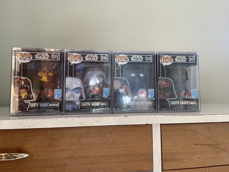 DARTH VADER FUNKO POP FULL COLLECTION IN BRAND NEW CONDITION Carousel 1