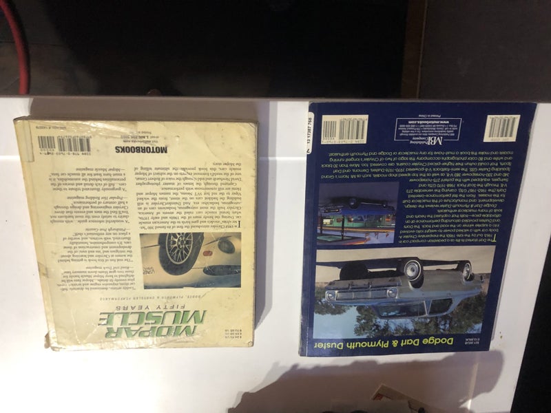 Mopar muscle and Dart n Duster books64364357275649112