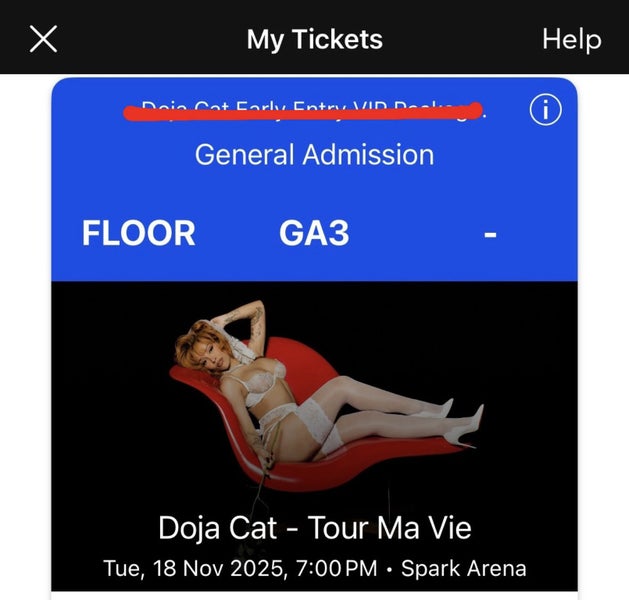 Doja Cat - Floor Ticket64364416971394110