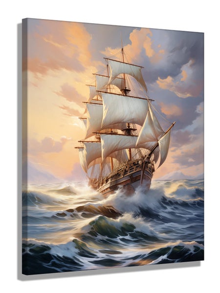 Sailboat Canvas Art Print Wall Art Carousel 1