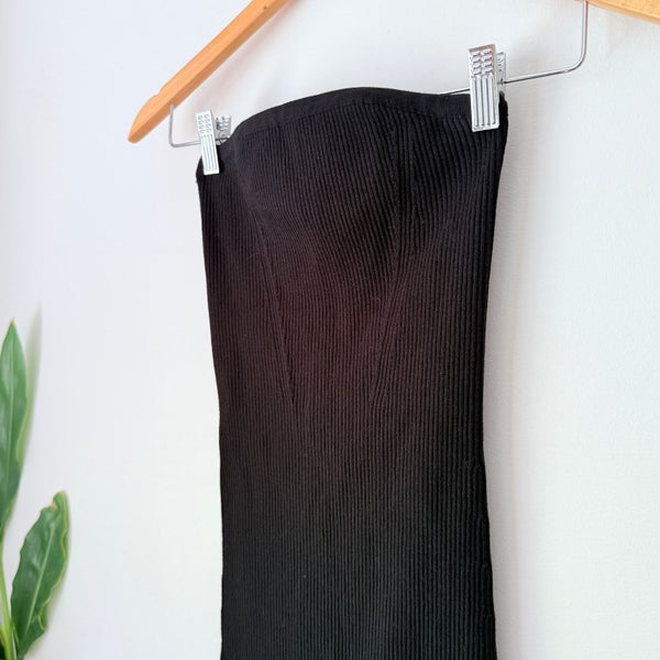 Glassons Ribbed Strapless Mini Dress - Size XS Carousel 2