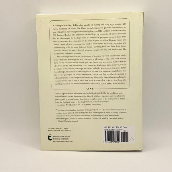 The Modern Herbal Dispensatory A Medicine-Making Guide by Thomas Easley & Ste...64445261539843113