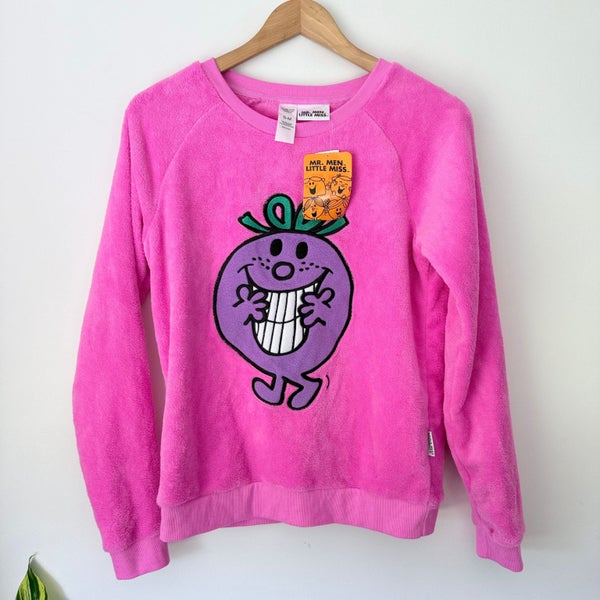 Mr. Men Little Miss Little Miss Naughty Fleece Pullover - Size S-M Carousel 1