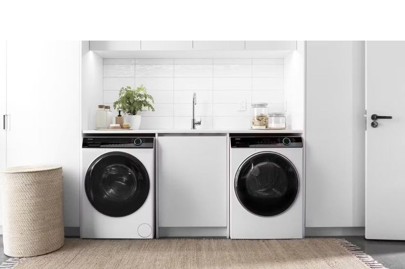 Haier 8kg Heat Pump Condenser Dryer - White (300 Series/ HDHP80A1 Carousel 2