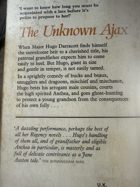 The Unknown Ajax Georgette Heyer MP64418803191298111