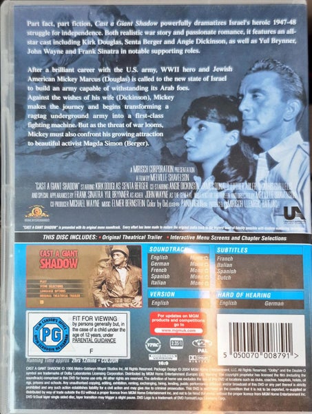 Cast a Giant Shadow (Region 2 Version) Carousel 2