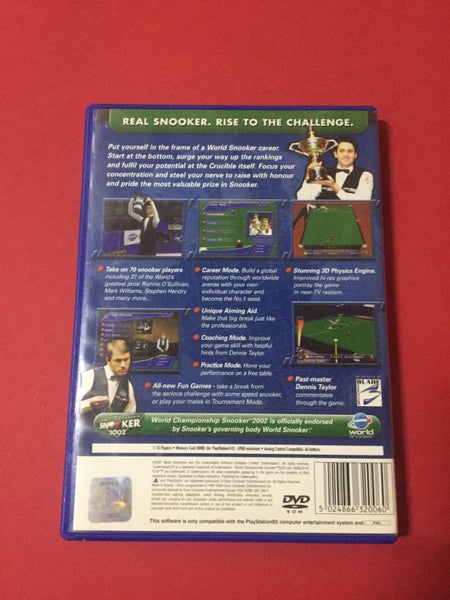 World Championship Snooker 2002 (PS2) Carousel 2