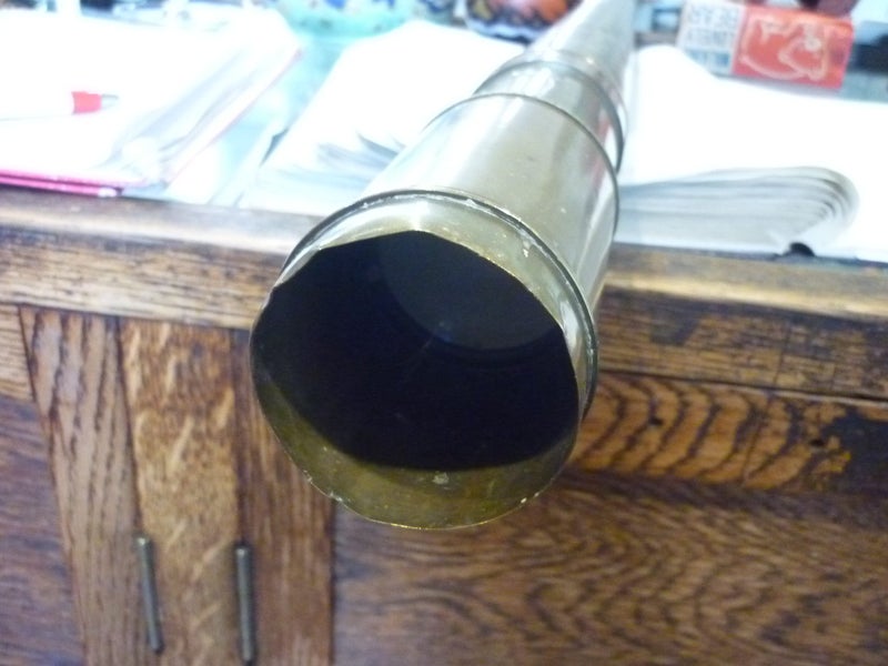 19TH CENTURY BRASS TELESCOPE (1 DRAW) Carousel 4