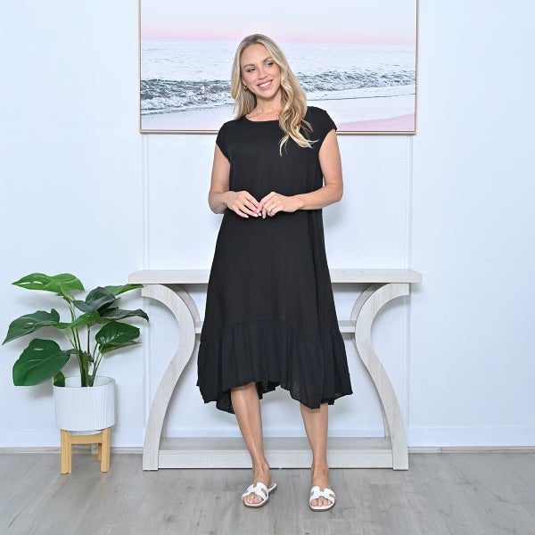 Linen Maxi Dress Carousel 1