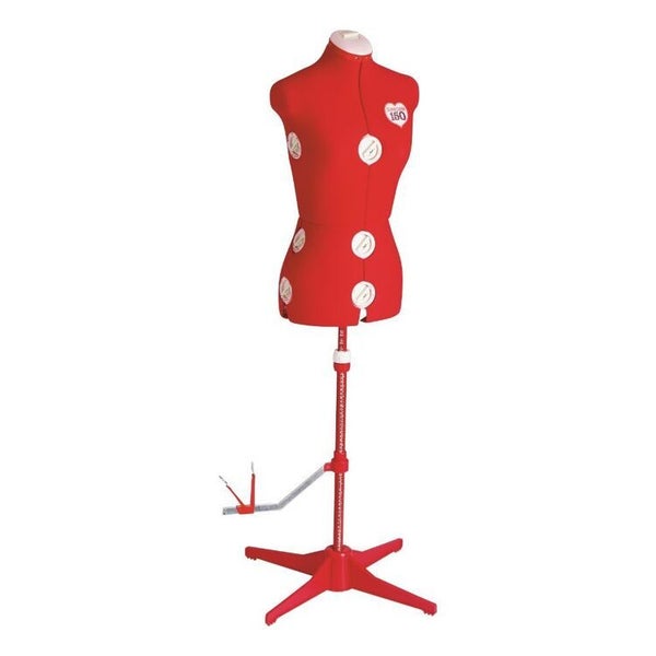 SINGER Adjustable Dress Form Mannequin SMALL (Red) Carousel 1