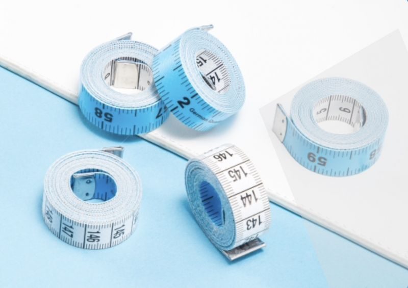 Blue High-Quality Fibreglass Measuring Tape - 150 cm / 60 in Double-Sided Tai... Carousel 1