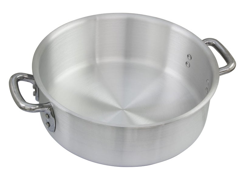 35cm Aluminium Braising Pan Casserole Pot with Lid Carousel 2