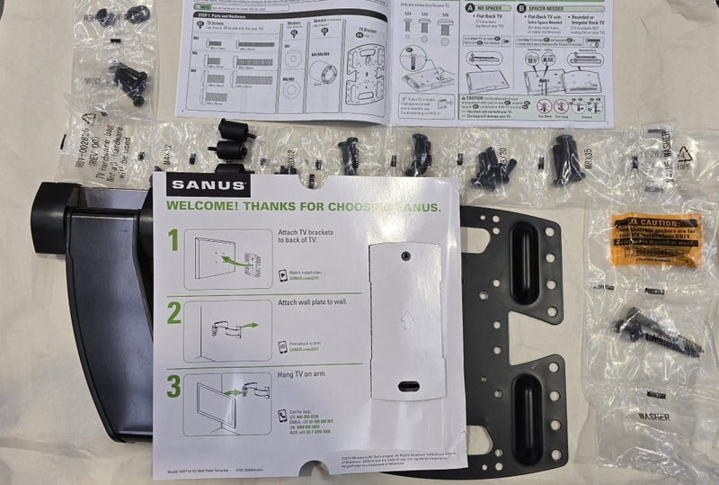 Sanus Full Motion Mount for 19 inch-43 inch Flat Panel TVs (14DD) Carousel 4