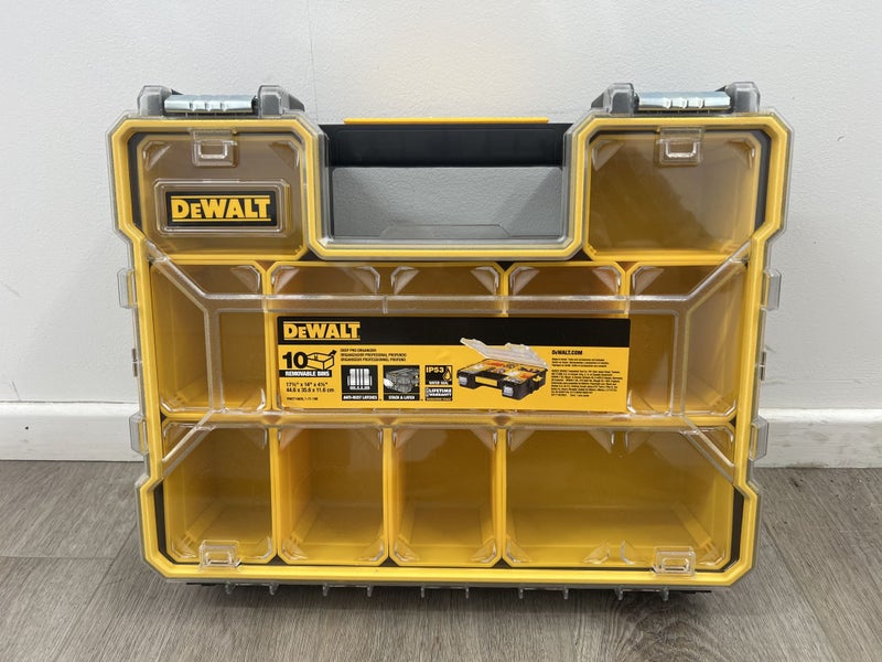 !! Super Deal !! DeWALT 12 Compartment Deep Pro Organizer DWST14825 (No Reserve) Carousel 1