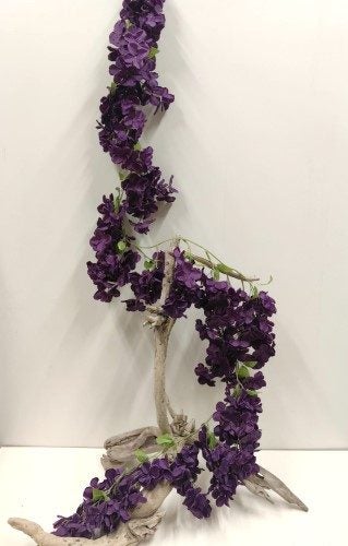 Artificial Wisteria Garland - 200cm (Purple) Carousel 2