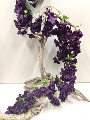 Artificial Wisteria Garland - 200cm (Purple) Carousel 6