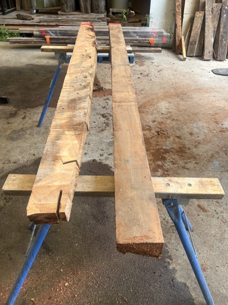 Two Solid Ancient Swamp Kauri Timber Beams64372206991363114