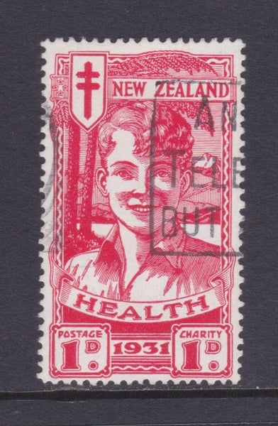 0546. NZ - 1931 Health 1d + 1d Red Boy - FU Carousel 1