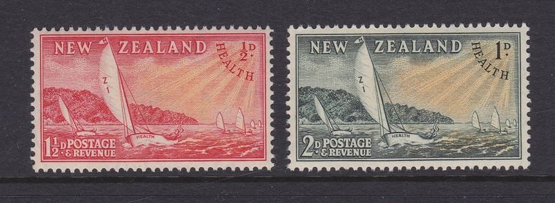 0708/9. NZ - 1951 Health/Yachts Set (2) - UHM Carousel 1