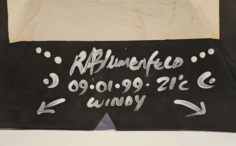 Large Sculptural Pottery Art Piece by Rodney Blumenfeld. Signed & Dated.64613818793602114