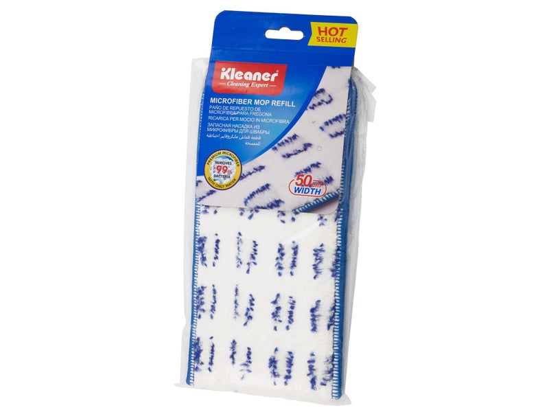 Microfibre Flat Mop Head Refill 50cm Carousel 1