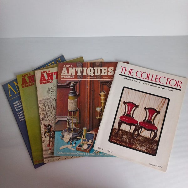 True Vintage (50+ years) Magazine Bundle - The Collector, Art & Antiques Weekly Carousel 1