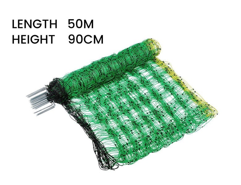 Electric Fence Netting - 50m X 90cm for Livestock Carousel 1