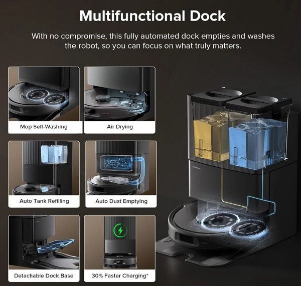 Roborock Qrevo L Robot Vacuum Cleaner Black + Afterpay Carousel 13