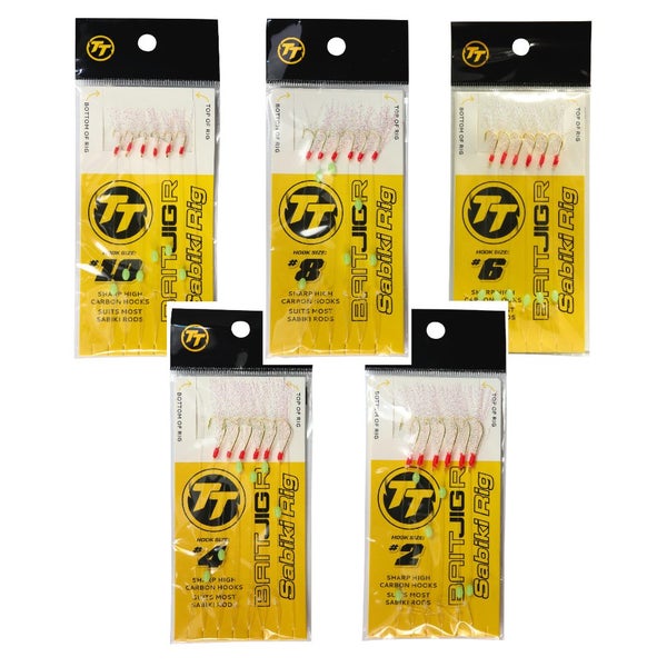 TT Lures Bait Jig R Tinsel Baitjigs Live Bait Fishing Sizes 10 to 2 Carousel 2