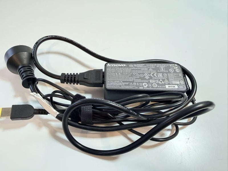 Genuine Lenovo 45W Slim-Tip Laptop Charger / Travel Adapter (ADLX45NCC3A)64373602308739111