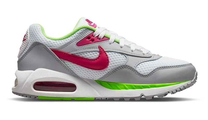 Nike Air Max Correlate White & Fireberry Retro Styled Shoes US10.5 Carousel 1