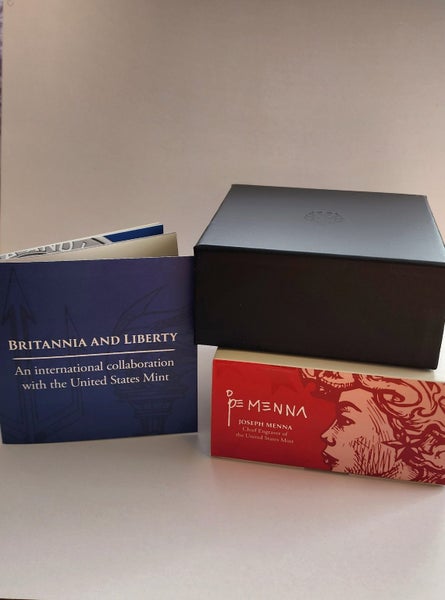 Gold Proof Coin Britannia and Liberty 2024 UK 1oz Carousel 7