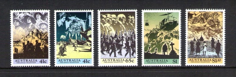 Australia - 1990 Anzac Tradition (5) - UHM - 1241/5 Carousel 1