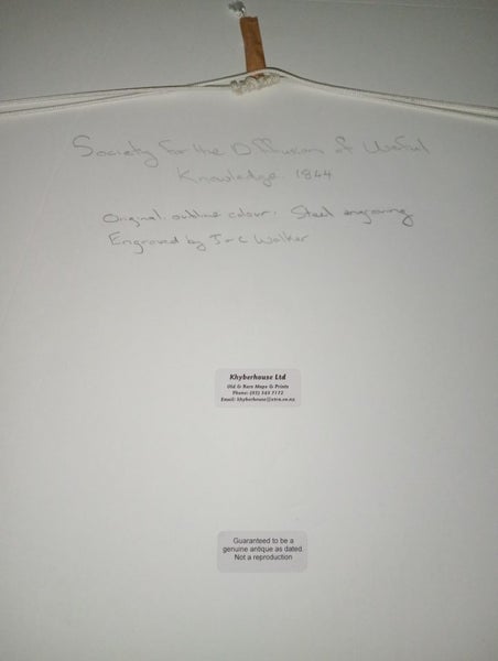 Genuine Antique 1844 Map of New Zealand Carousel 2