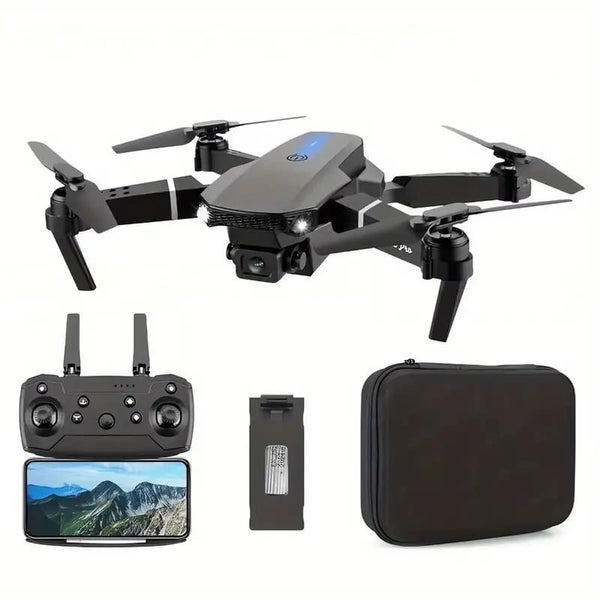 E88 Pro Dual Camera Drone – 4K Look | Foldable | $1 RESERVE Carousel 1