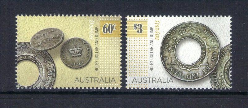 Australia - 2013 Holey Dollar and Dump Set (2) - UHM - 4082/3 Carousel 1
