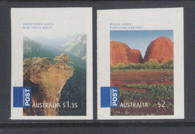 Australia - 2008 Gorges Set (2) P&S - UHM - 2927/8 Carousel 1