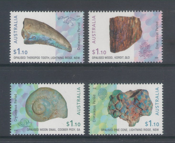 Australia - 2020 Fossils Set (4) - UHM Carousel 1