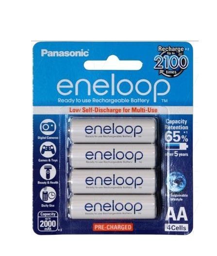 Panasonic Eneloop Rechargeable Batteries AA 4pk Carousel 1