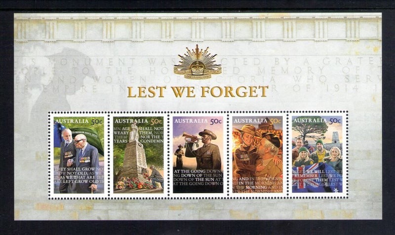 Australia - 2008 ANZAC Day - UHM - MS2982 Carousel 1