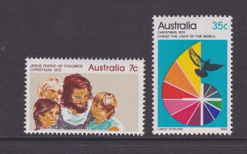 Australia - 1972 Christmas (2) - UHM - 530/1 Carousel 1